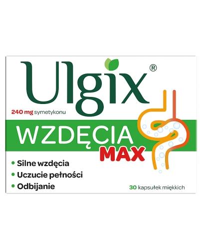 Ulgix Wzdęcia Max, kapsułki miękkie, 30 sztuk